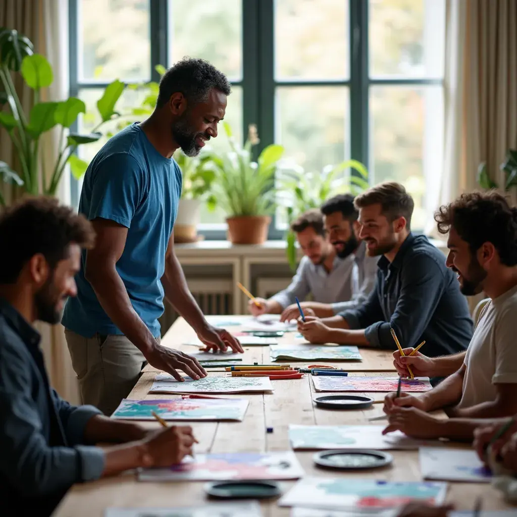 Modern office workspace